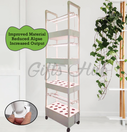 Grove Hydroponics 4 Tier System Starter Set Soiless NFT Gardening Indoor Urban Farm System - Image 2