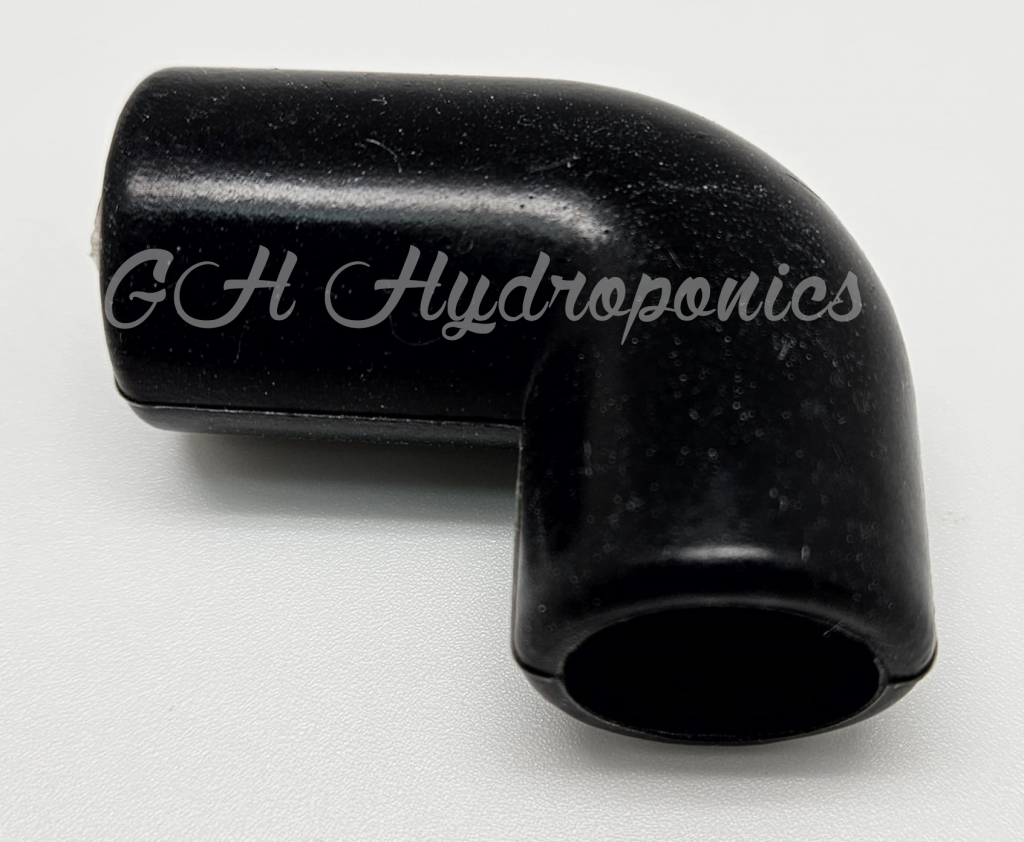 1.2” Bulkhead To 0.8” Barbed Elbow Fitting – For Aquariums, Hydroponics, Plumbing (USA Made)